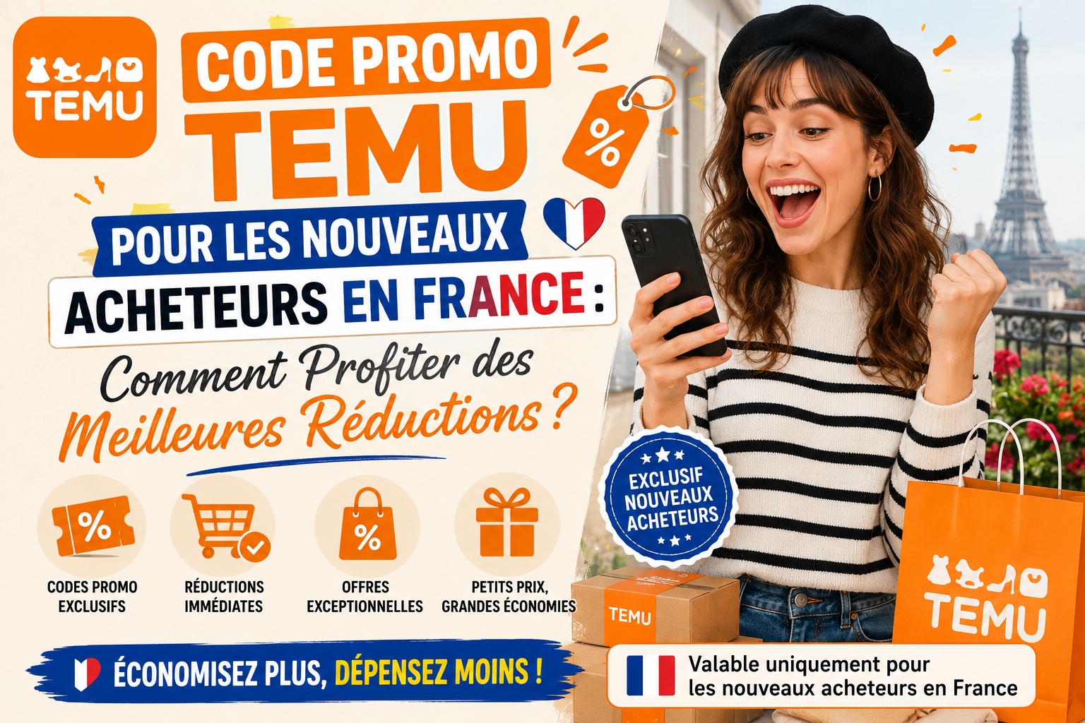 Code Promo Temu pour les Nouveaux Acheteurs en France : Comment Profiter des Meilleures Réductions ?