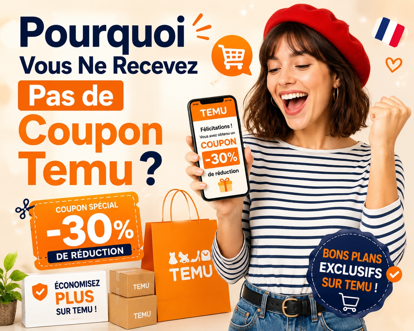 Pourquoi Vous Ne Recevez Pas de Coupon Temu ?